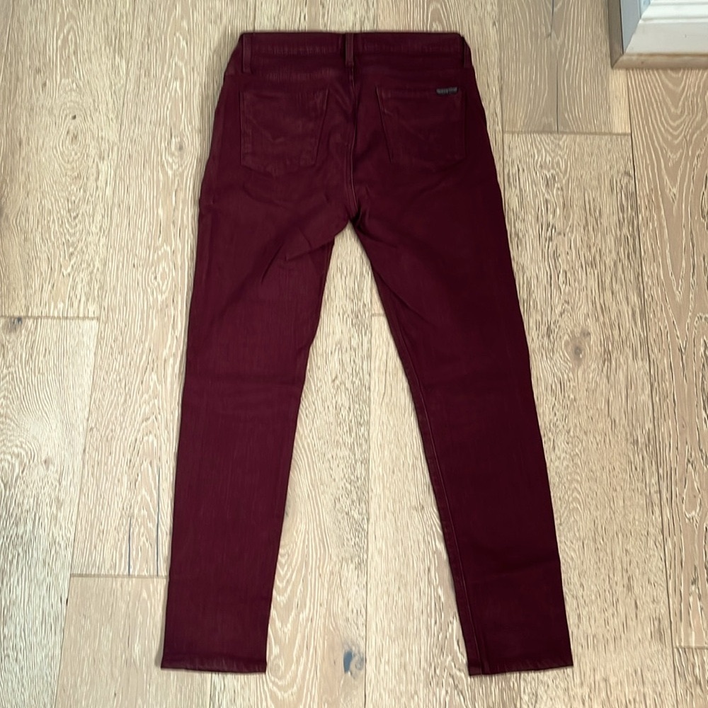 Maroon Hudson Skinny Jeans - Size 27